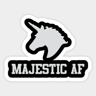 Majestic AF Sticker